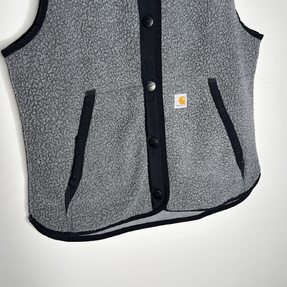 Carhartt Charcoal Fleece Vest - Picture 3 of 11